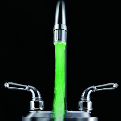 New design ABS LED Basin Waterfall Bathroom Sink Faucet Light For Bathrooms with great price